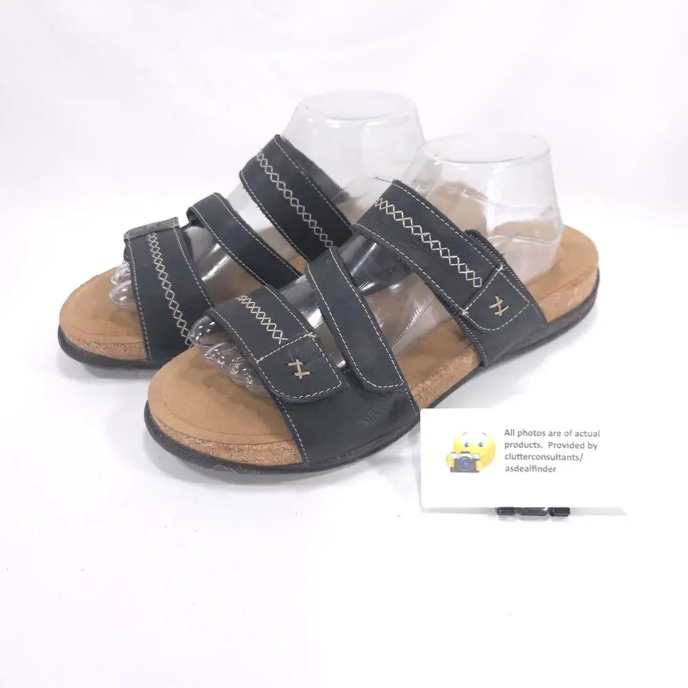 Clarks Collection Casual Slide Sandal Womens Size 12 28220 Black